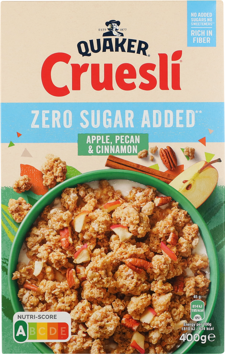 Quaker Cru Æble, Pecan, Kanel