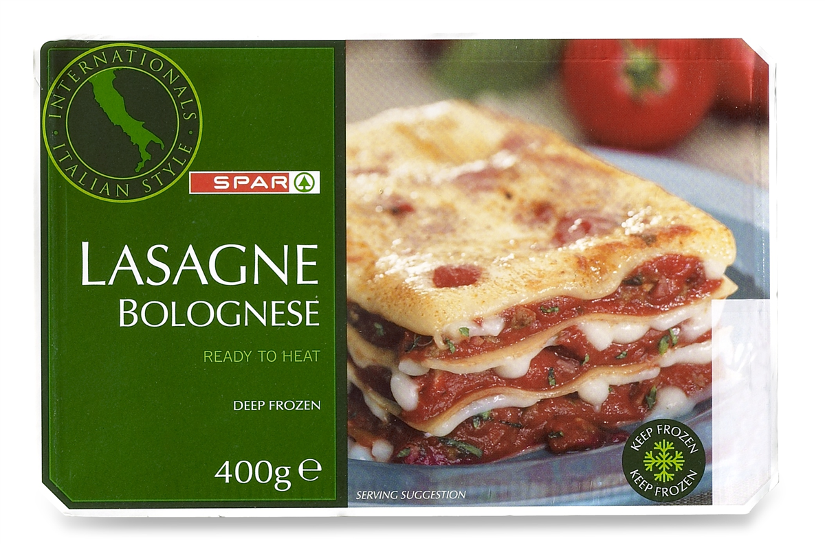 Spar lasagne bolognese 400 g