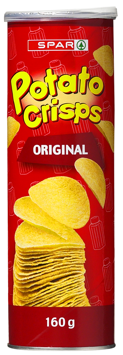Spar potato crisps org. 170 g