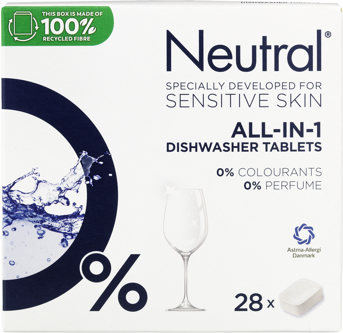 Neutral Opvasketabs Pa Fri