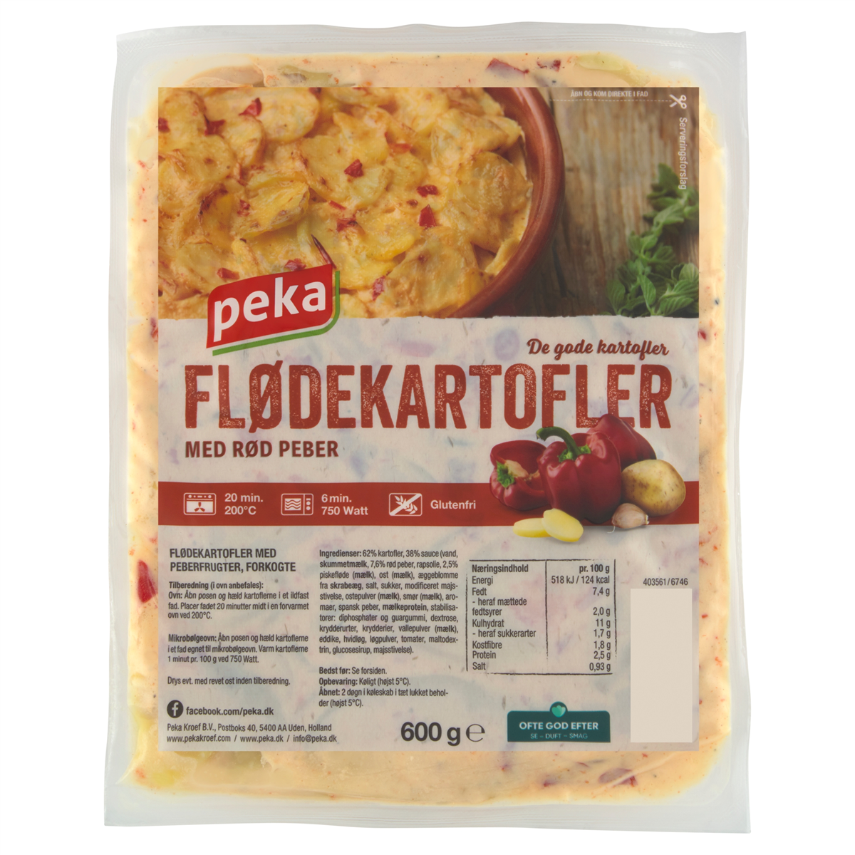 Flødekartofler Rød Peber