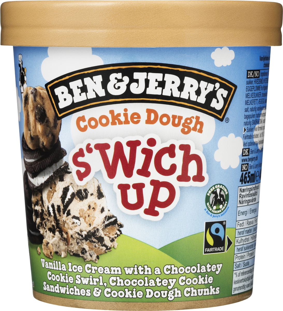 Ben & Jerry's Cookie Dough S'wich Up 465 ml