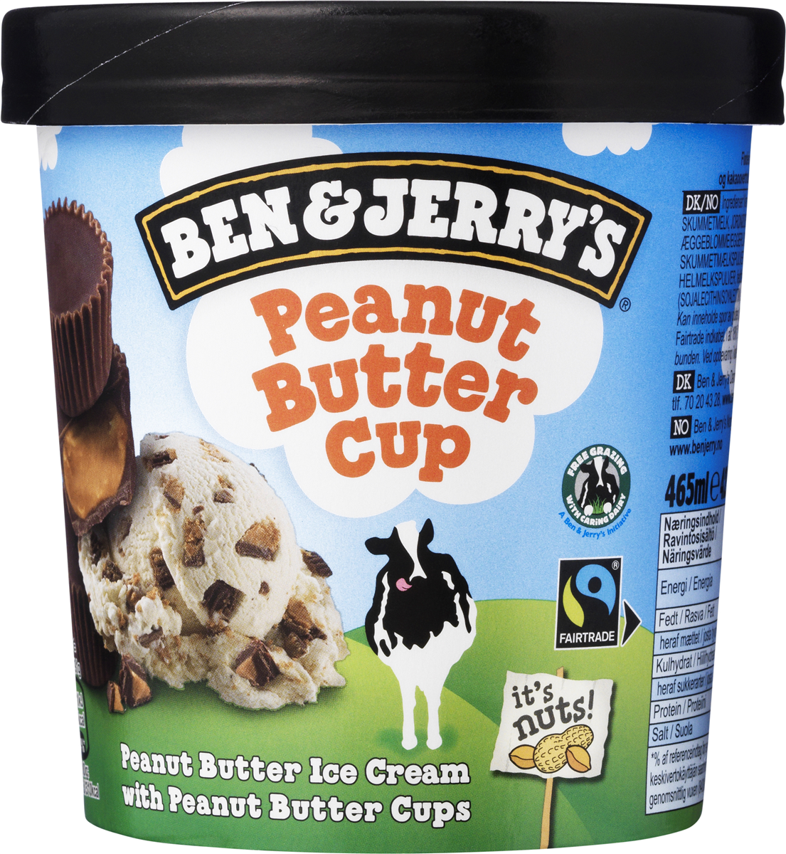 Ben & Jerry's, Flødeis m. peanutbutter
