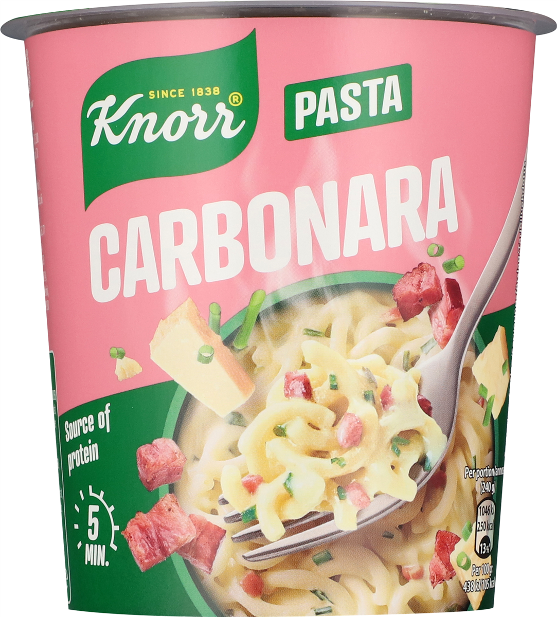 Snack Pot Carbonara, Knorr