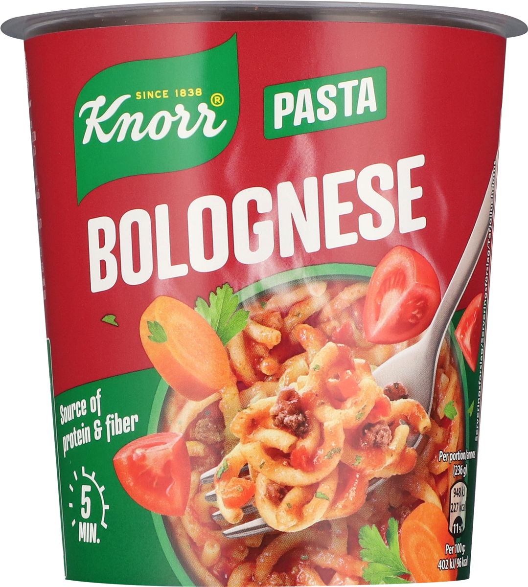 Knorr, Pasta bolognese