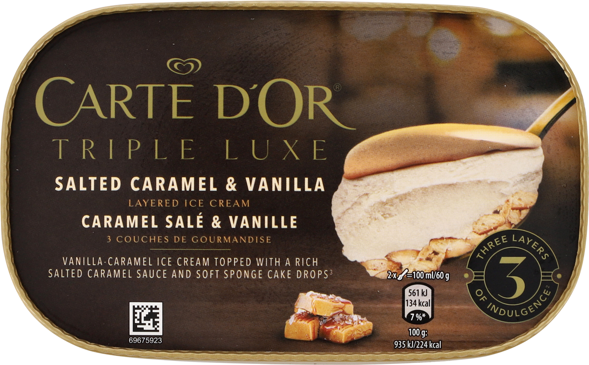 CDO salted caramel&vanilla 900 ml