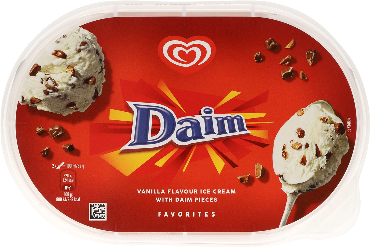 Frisko, Mælkeis m. daim