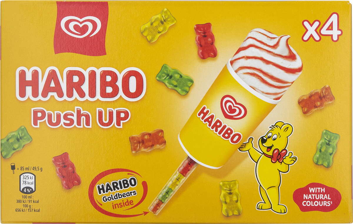 ❄️Ispinde skub-op, Haribo 340 ml
