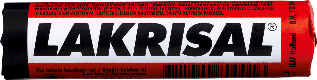Lakrisal Salmiak Rød