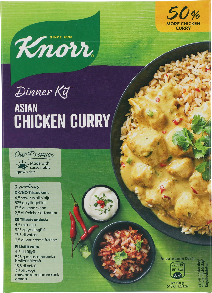 Knorr MK chicken curry +50 487 g