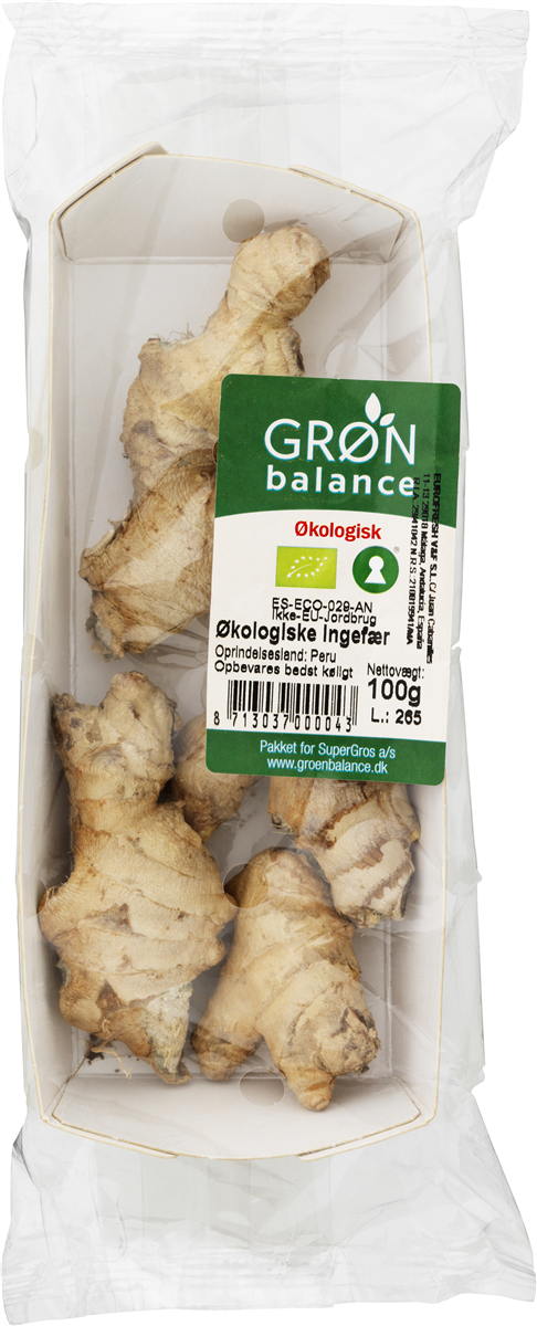 Øko-ingefær i ps (GB) 100 g
