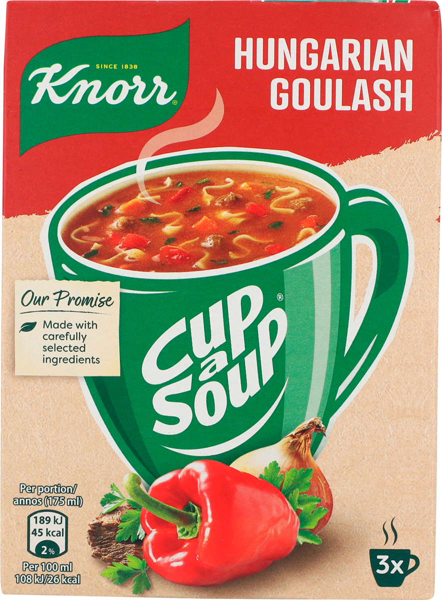 Gullaschsuppe, Knorr Cup a soup