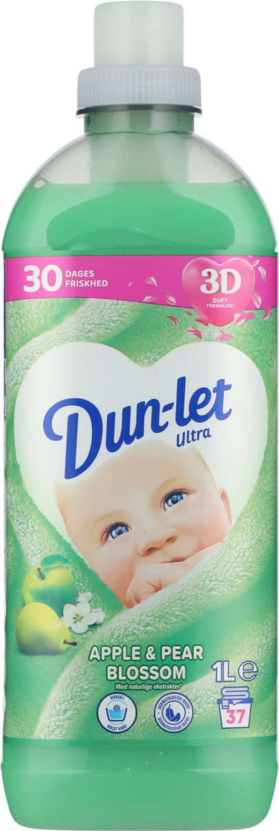 Dun-let, Skyllemiddel æble og pæreblomst