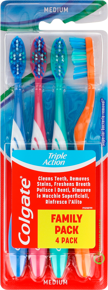 Colgate tb Triple A medium 4 stk.