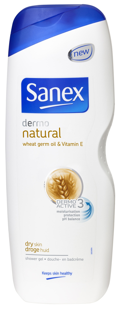 Sanex shower gel natural 750 ml