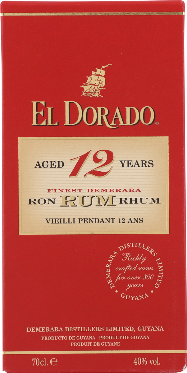 El Dorado 12 YO Rom 40%