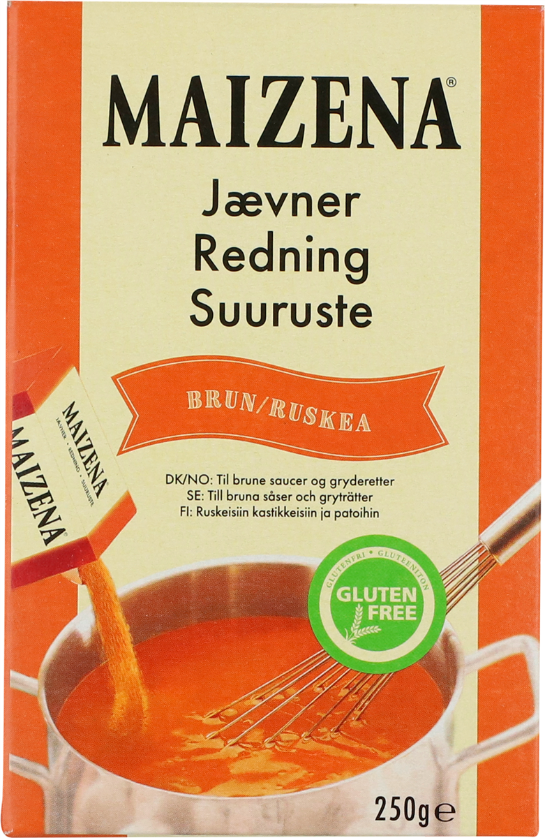 Maizena Sovsejævner Brun 250 g