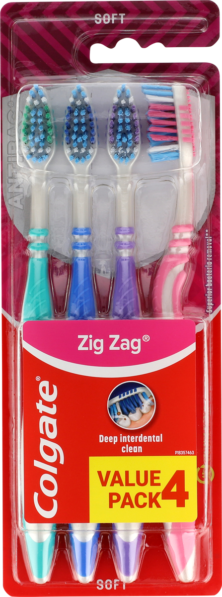 Colgate Zig-Zag Soft Tandpasta 4 stk