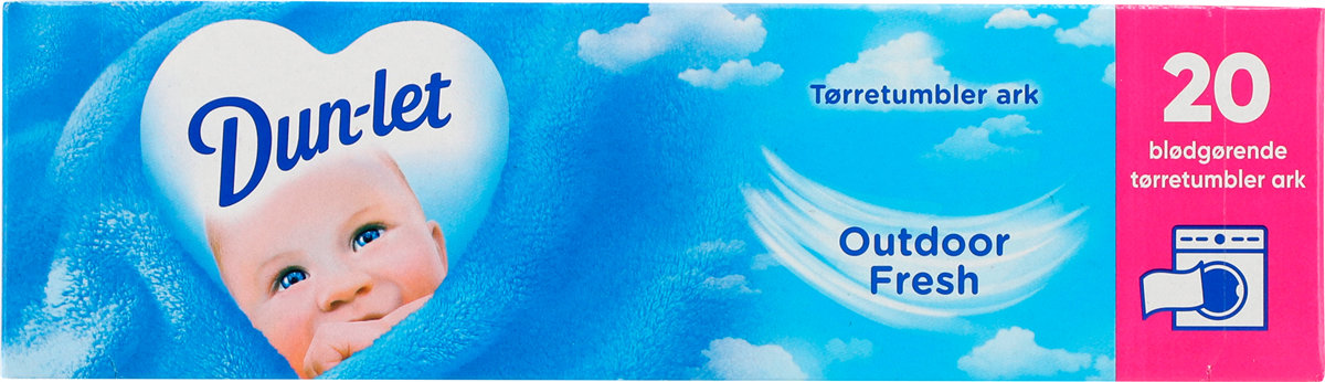 Dun-Let Dryer Sheets Blue