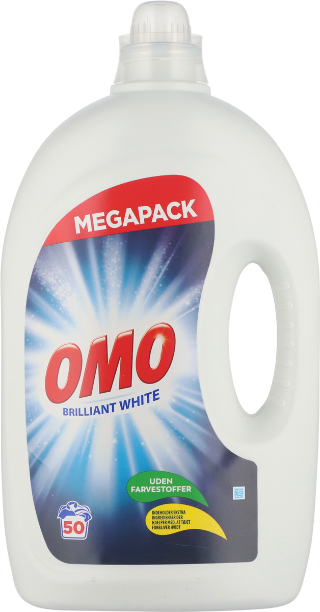 OMO Flydende vaskemiddel hvid vask 2500 ml