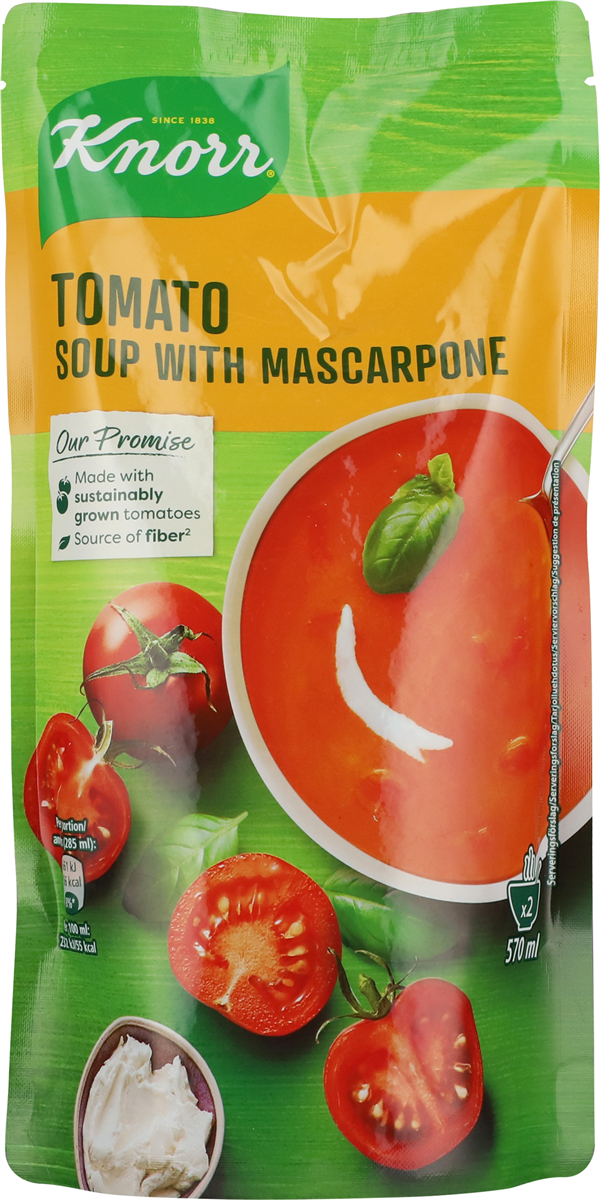 Knorr Tomatsuppe med Mascarpone