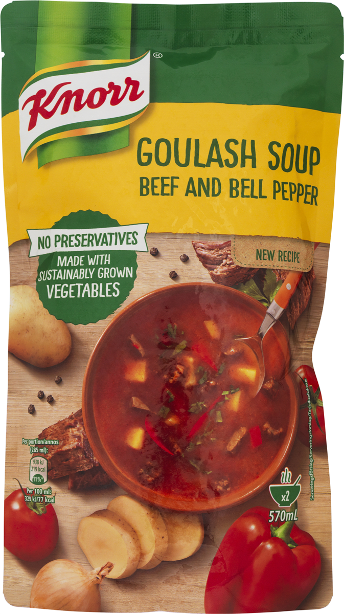 Knorr goulash beef suppe 570 ml