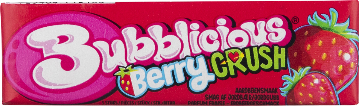 Bubblicious strawberry crush 37 g