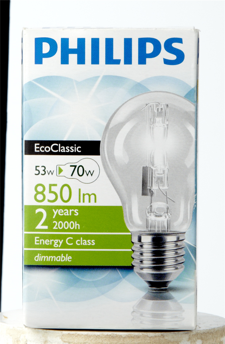 Philips 53W standard 30% eco stor 1 stk.