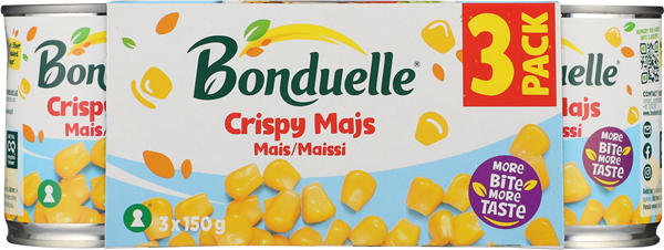 BONDUELLE MAJS 3-PAK
