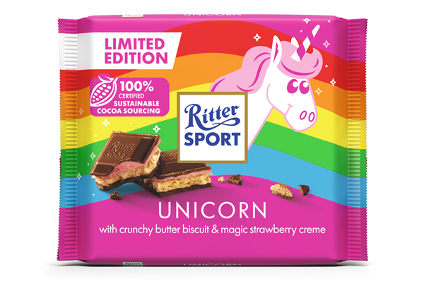 Ritter Sport Unicorn1/4 Pl – produktbillede