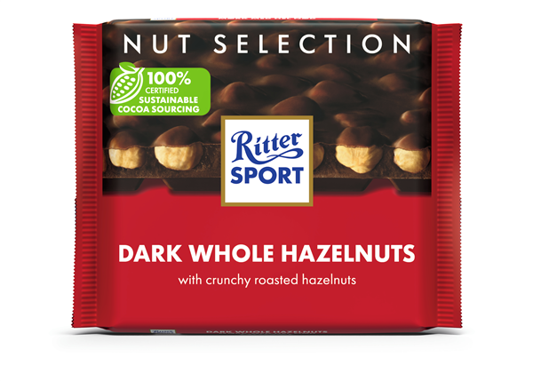 Ritter Sport Mørk Med Nød