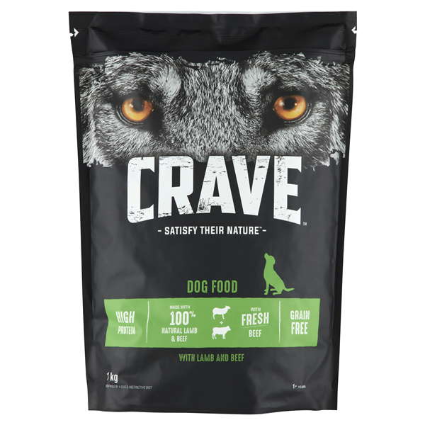 Crave Adult Lam Og Oksekød – produktbillede