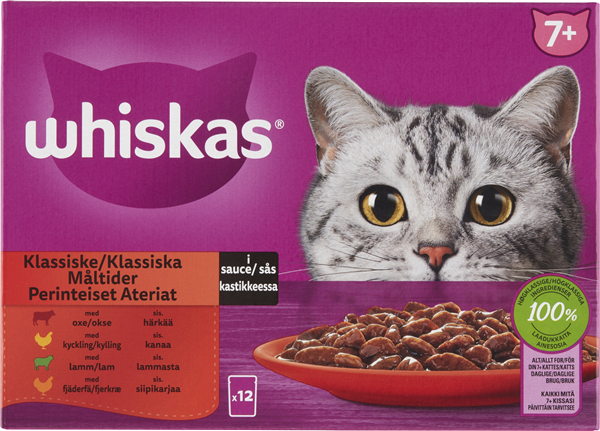 Whiskas Core 7+klas Menu