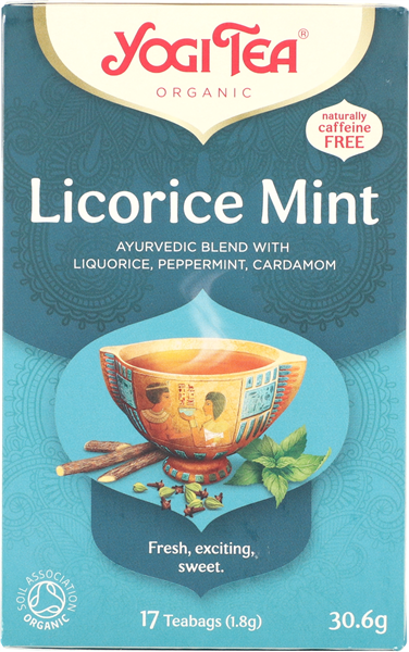 Yogi Tea Licor Mint Øko – produktbillede