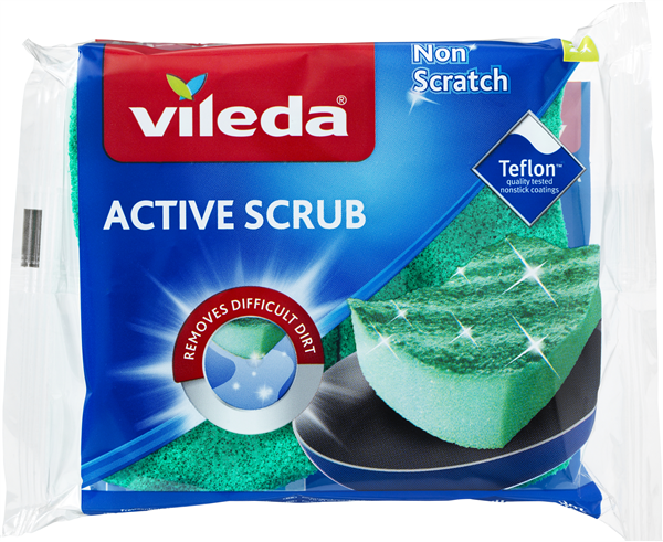 Vileda Active Scrub/Svamp – produktbillede