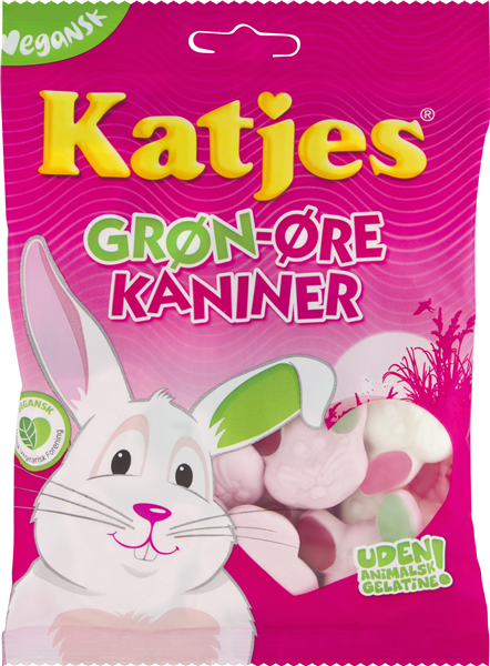 Katjes Grän-øre Kaniner – produktbillede