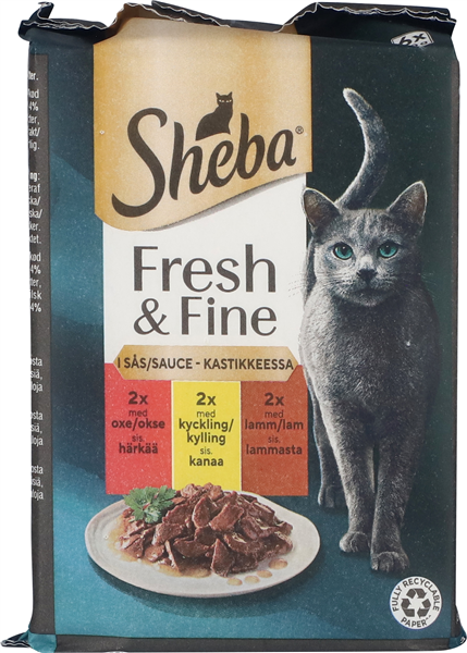 Sheba F&F Okse-lam-fjerkr – produktbillede