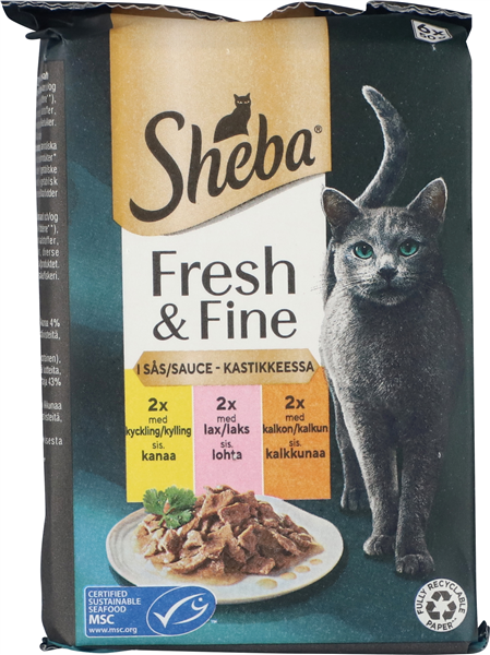 Sheba Fresh&fine Fisk-fje – produktbillede