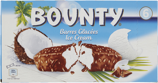 Bounty Ice Cream Bar