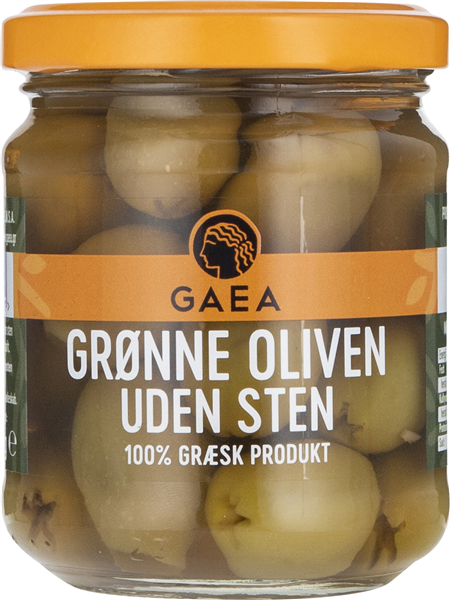 Gaea Grønne Oliven uden Sten