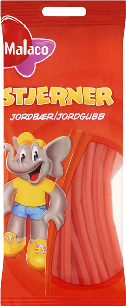 Malaco Stjerner Jordbær