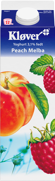 Sød-yoghurt Peach Melba