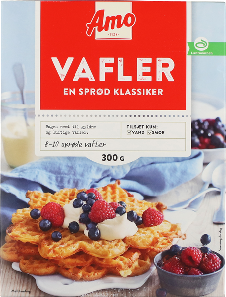 Amo Vafler Melblanding – produktbillede