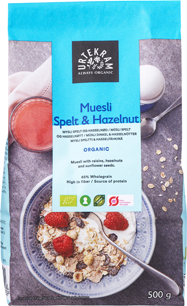 Urt Mœsli Spelt/hasnød Øko