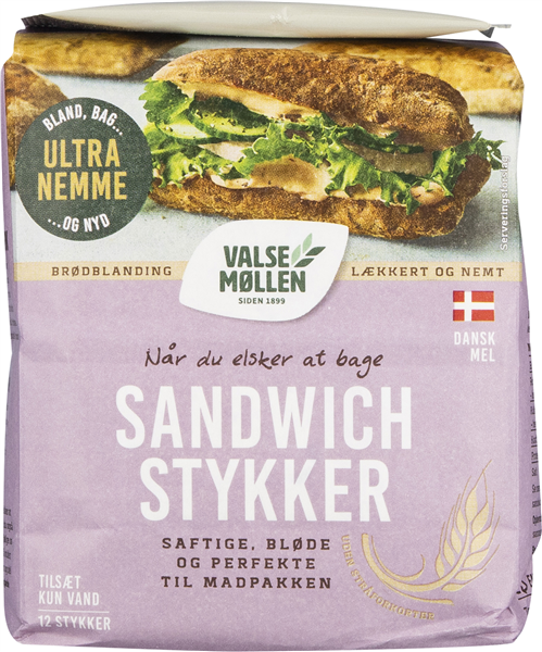 Sandwich Stykker – produktbillede
