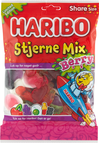 Haribo Stjerne Mix Berry