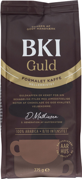 BKI Guld 1/4 Plade