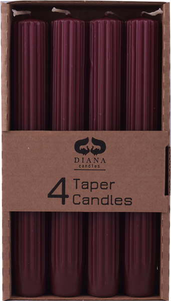Stagelys Rillede Aubergine