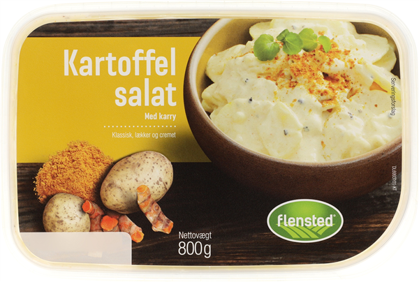 Kartoffelsalat m. karry