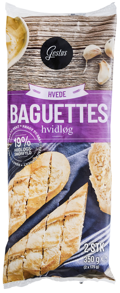 Gestus Hvidløgsbaguette 2-Pak